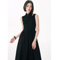 Load image into Gallery viewer, [Yang's Great Dream Series]★Chinese style dress★ Improved Chinese dress, Chinese clothes, slimming, long length, black, black summer clothes
