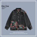 Load image into Gallery viewer, [Satoru Series]★China style jacket★ 2color denim jacket outerwear unisex men's ethnic switching
