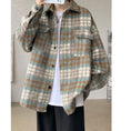 Load image into Gallery viewer, [PPG Series] ★Outer★ 2color Jacket Shirt Outer Unisex Men's Plaid Pattern Rasha
