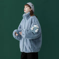 Load image into Gallery viewer, [Fujiiman Series] ★Winter Coat★ 2color Cute Unisex Men's Bear Bear Outerwear Blue Apricot SML XL 2XL
