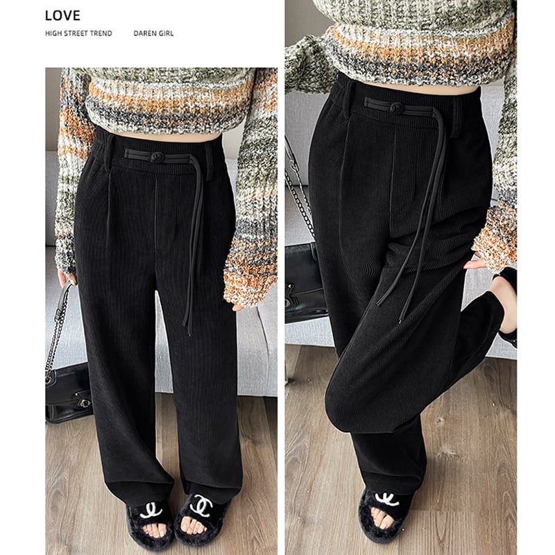 [CHAOSHAN Series]★China style pants★ 2color bottoms casual pants China button corduroy