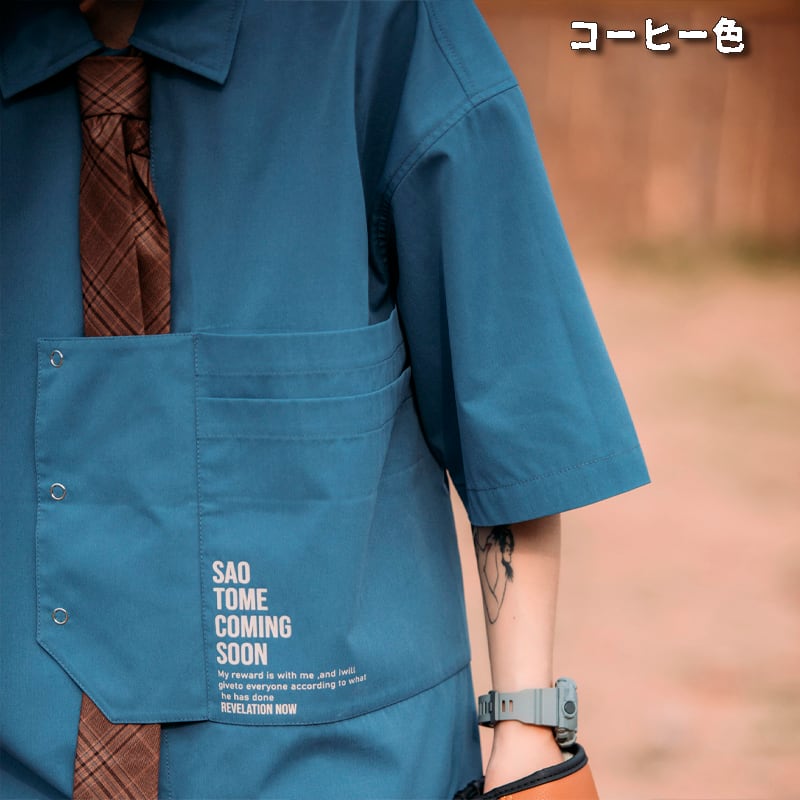 [Saot Series]★Tie★ 3color Coffee color or light brown or blue Accessory Check pattern Check tie Retro Easy to match