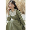 Load image into Gallery viewer, [Ali Series]★Chinese style dress★ Embroidery long sleeve dress Women's Switchable Easy to match Cute Green
