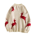 Load image into Gallery viewer, [CNCN Series]★Sweater★ 3color Tops Christmas New Year Deer Unisex Men's Red Black Beige
