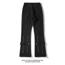 [BIGEMAN Series]★Denim pants★ 2color bottoms pants unisex men's large size designed blue black