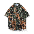 Load image into Gallery viewer, [Fujiiman Series] ★Tops★ Shirt 2color Unisex Men's Large Size Brown Blue Aloha Shirt
