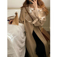 Load image into Gallery viewer, [ZHENMANZI series] ★Trench coat★ 2color long length coat outerwear for improving temperament, commuting, dating
