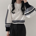 Load image into Gallery viewer, [LIANGLIANG series]★Knit tops★ 3color tops mini length white black gray
