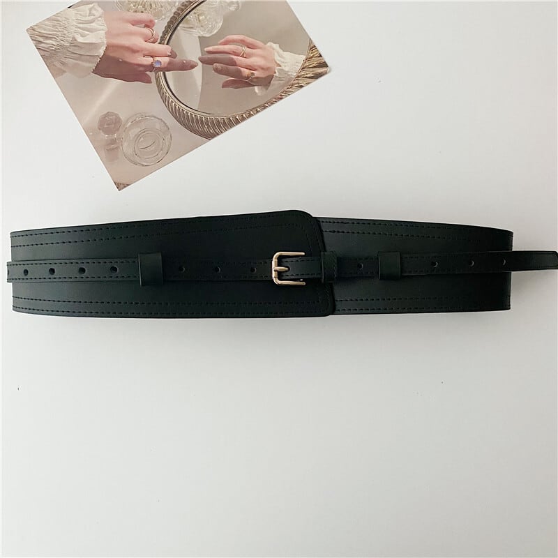 [Li Kaifu Series] ★Belt★ 3color PU Unisex Cool Accessories Small Items Black Brown Coffee Color