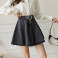 Load image into Gallery viewer, [TUYILIAN Series]★Skirt★ 2color Bottoms Fashion Mini Length Easy to Match Slimming Gray Blue
