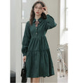 Load image into Gallery viewer, [Ali Series] ★One Piece★ Women's Shirt Dress Green Commuting Date Cute SML XL
