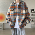 Load image into Gallery viewer, [PPG Series] ★Outer★ 2color Jacket Shirt Outer Unisex Men's Plaid Pattern Rasha
