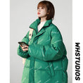 Load image into Gallery viewer, [Ushiomiomi Series] ★Winter Coat★ 2color Cotton Coat Unisex Men's Fashion Large Size Black Green
