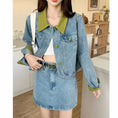 Load image into Gallery viewer, [KEKELI Series]★Setup Single Order★ Outerwear or Skirt with Belt Denim Cute Spring Clothes
