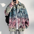 Load image into Gallery viewer, [KCSJ Series] ★Jacket★ Outer tie-dyed ink pattern unisex men's large size casual
