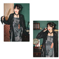 Load image into Gallery viewer, [Kokaisha---Senmugin Series] ★China style outerwear★ Lace happi coat original black black easy to match
