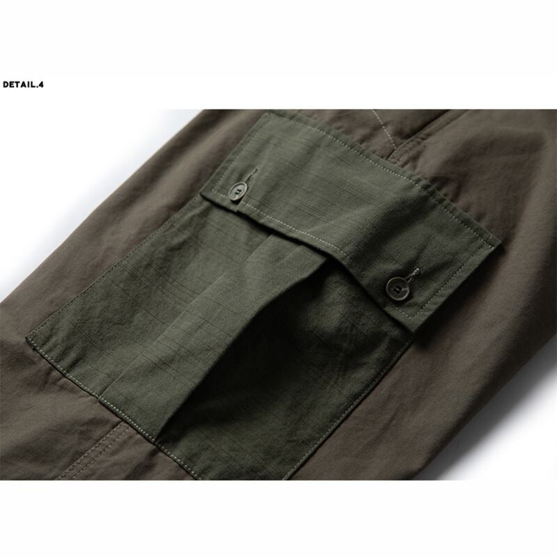 [MMstudios Series]★Casual Pants★ 2color Pants Bottoms Unisex Men's Color Scheme Navy Khaki Green