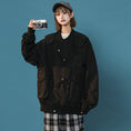 Load image into Gallery viewer, [FKZ Series]★Jacket★ 3color outerwear unisex men's stadium jacket black wine red green
