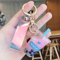 Load image into Gallery viewer, [MEIMEI Series]★Keychain★ 4color Orange or Pink or Beige or Blue Tapioca Milk Tea
