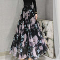 Load image into Gallery viewer, [HUANXIAOMO series] ★Floral pattern skirt★ 3 lengths available Bottoms Large size
