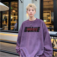 Load image into Gallery viewer, [NANSHI series] ★Tops★ 4color sweatshirt long sleeve unisex men's black purple beige red
