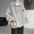 Load image into Gallery viewer, [KADISHOU Series] ★Tops★ 3color Corduroy Unisex Men's Large Size Casual Black Gray Coffee Color
