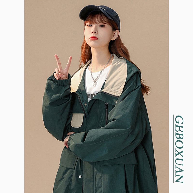 [GEBOXUAN series]★Jacket★ 2color outerwear unisex men's casual black green