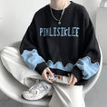 Load image into Gallery viewer, [Yurin Series] ★Tops★ 2color Casual Unisex Men's Color Switching Casual Black White Blue
