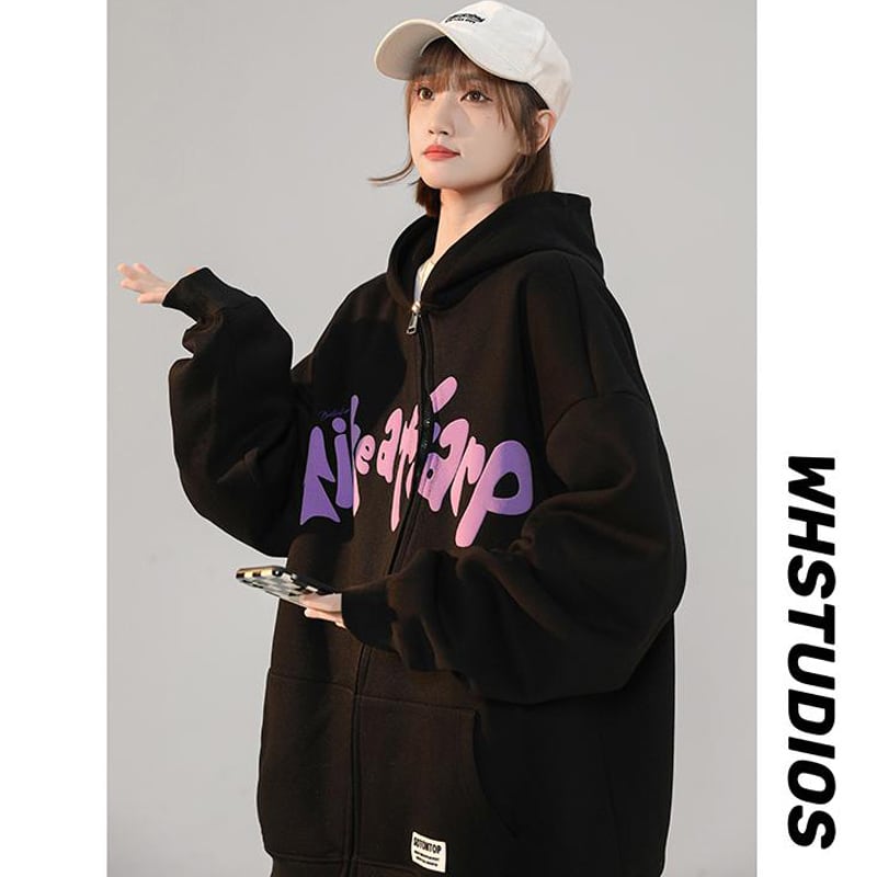 [GEBOXUAN series] ★Jacket★ 3color outerwear unisex men's alphabet white black yellow