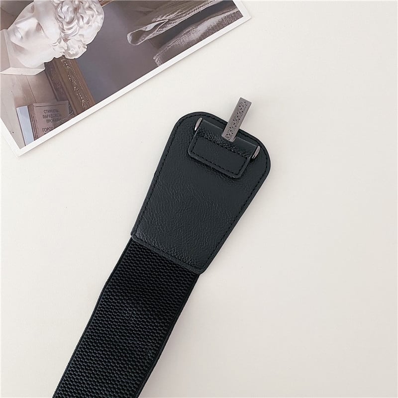 [Yuwei Series] ★Belt★ PU rubber unisex accessory small item black black easy to match fashion