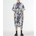 Load image into Gallery viewer, [YIDAO Series]★Shirt dress★ 2color long shirt print retro floral pattern loose casual summer clothes
