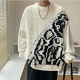 Load image into Gallery viewer, [Black Series] ★Sweater★ 3color knit tops Unisex Men's Switching Stylish Cool
