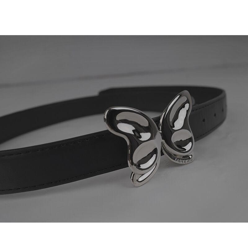 [Koseiryushu Series] ★Belt★ Ladies accessories, small items, decorations, easy to match, butterfly, metal PU