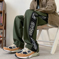 Load image into Gallery viewer, [CHAOMEICHEN Series] ★Casual pants★ Fleece lining 3color bottoms pants unisex men's alphabet green black gray
