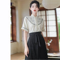 Load image into Gallery viewer, [QIYC Series] ★Chinese style shirt★ Tops, short sleeve shirts, Hanfu tops, summer clothes, improves temperament, has design
