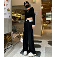 Load image into Gallery viewer, [YIREN Series]★Casual Pants★ 2color Bottoms Trousers Gaucho Pants Women's Gray Black
