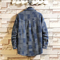 Load image into Gallery viewer, [BIGEMAN Series]★Shirt★ Outerwear 2color Unisex Men's Large Size Plaid Pattern Retro
