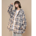 Load image into Gallery viewer, [Fujiiman Series] ★Jacket★ 3color Tops Outerwear Unisex Men's Large Size Plaid Pattern Loose
