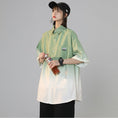 Load image into Gallery viewer, [Fujiiman Series]★Shirt★ 4color Tops Unisex Men's Large Size Short Sleeve Shirt Gradation
