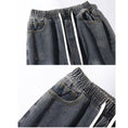 Load image into Gallery viewer, [BIGEMAN series]★Denim pants★ 2color bottoms pants men's large size gray blue black
