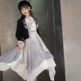 Load image into Gallery viewer, [Dust, smoke, clouds, dreams --- Beautiful Lantern Series] ★Chinese-style set★ One-piece dress + outerwear Chinese clothing Hanfu one-piece dress Original Cute
