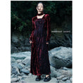 Load image into Gallery viewer, [Daiseiryusu Series] ★China style dress★ Long length velvet wine red red original retro
