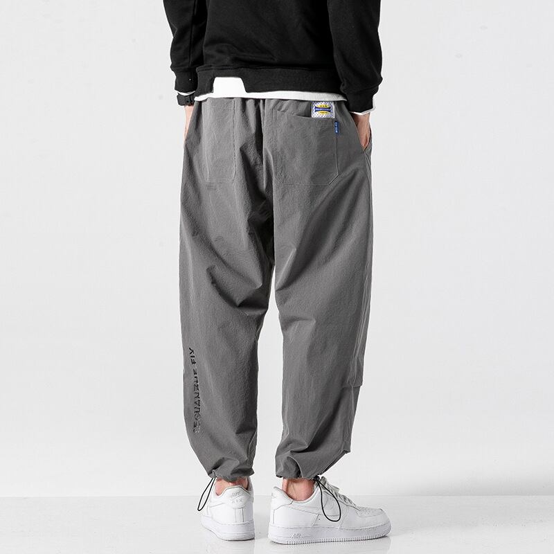 [BIGEMAN Series] ★Casual Pants★ 2color Quarter-length Bottoms Pants Unisex Men's Large Size Spring Clothes Retro