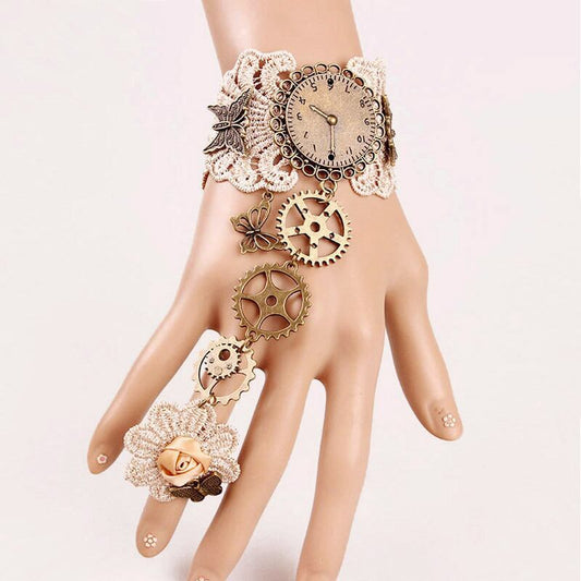 [CIYUAN Series]★Bracelet★ Bracelet Women's Accessories Integrated Bracelet + Ring Retro