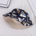 Load image into Gallery viewer, [Totoshu series] ★Hat★ 2color hat, hat that can be worn on both sides, Harajuku style, easy to match, boat pattern, spring and autumn type, dark blue, white
