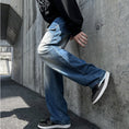 Load image into Gallery viewer, [PV Series]★Denim Pants★ 2color Bottoms Unisex Men's Large Size Pocket Blue Black
