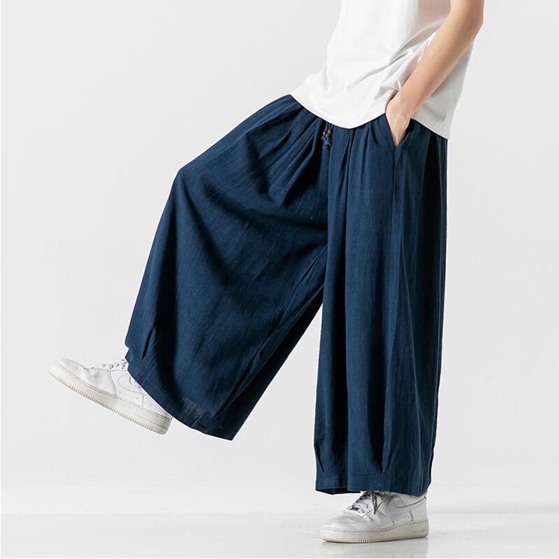 [JUNYI Series]★Casual Pants★ 3color Bottoms Chinese Style Pants Men's Large Size Plain Simple