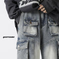 Load image into Gallery viewer, [Emeisa Series]★Pants★ Casual Pants 3color Unisex Men's Denim Pants Black Blue Coffee Color
