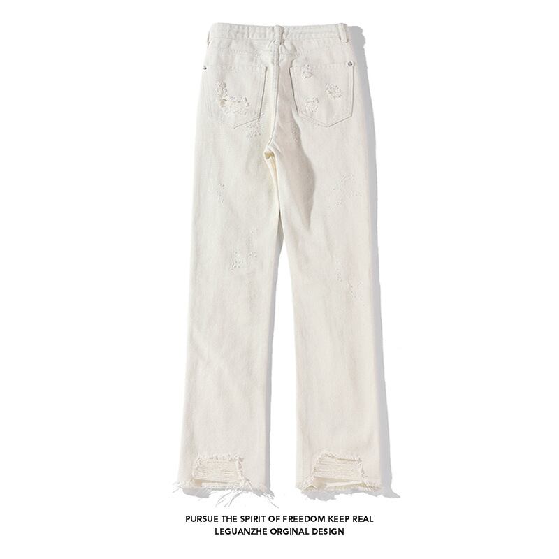 [BIGEMAN Series]★Denim pants★ 2color bottoms pants unisex men's large size black white