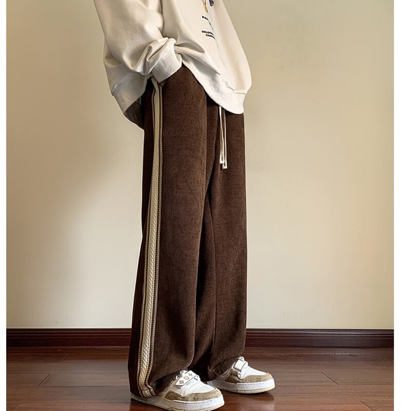 [Vesibo Series]★Casual Pants★ 3color Regular type or brushed lining type Pants Bottoms Unisex Men's